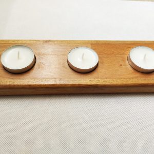 B/bougeoir triple (hêtre-sipo)