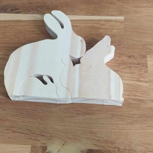 B/Fresque famille lapin