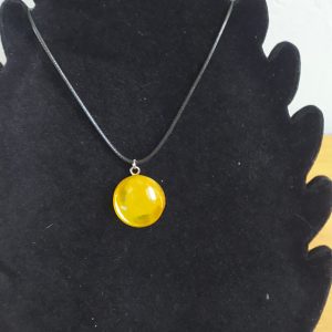 R/collier insert nuage jaune  330