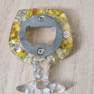 R/Décapsuleur verre - jaune