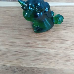 R/mini licorne vert cristal