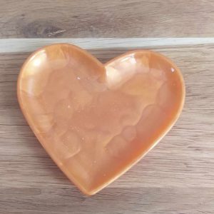 R/vide poche cœur 3d couleur or