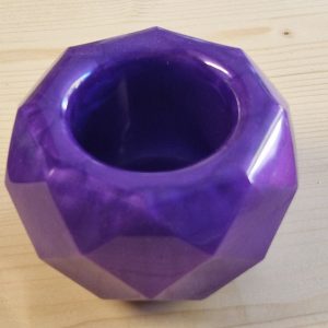 R/Bougeoir violet (poudre mica) 3d