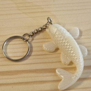 R/Porte clés carpe blanche