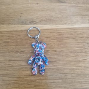 606R/porte clés ourson mr bean perles diamond painting