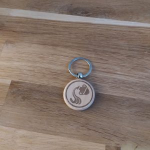 B/Porte clés astrologique verseau et arbre de vie