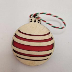 B/boule plate de noël forme sphère 1