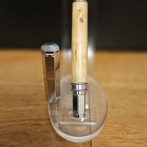 R/Stylo plume Memphis bois bouleau madré (41)
