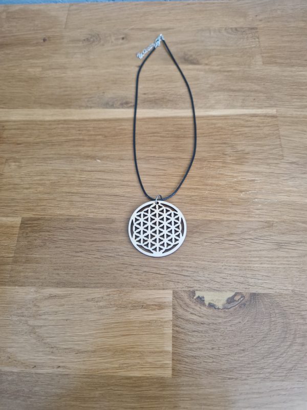 B/collier fleur de vie découpé laser – Image 2