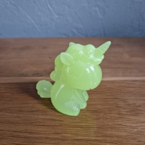 R/mini figurine jaune phosphorescent