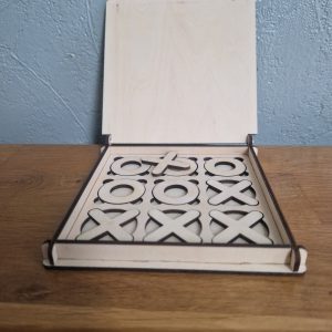 B/jeu de morpion et sa boite