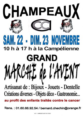 MARCHE DE NOEL CHAMPEAUX