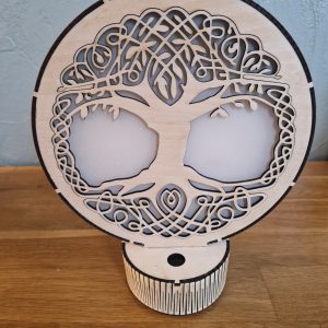B/Lampe arbre de vie découpée laser lumineuse n° 1