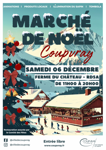 Affiche Marché de Noël