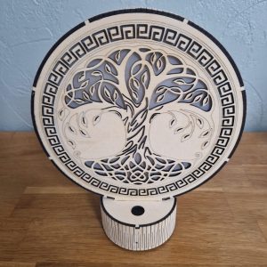 b/lampe arbre de vie lumineuse découpée laser