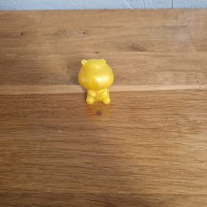 R/mini figurine hippopotame mica jaune