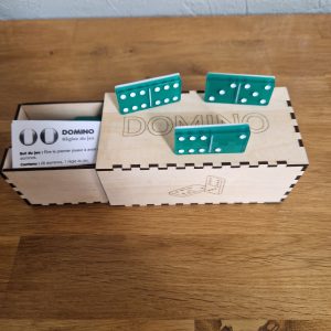 R/domino mica vert avec sa boite