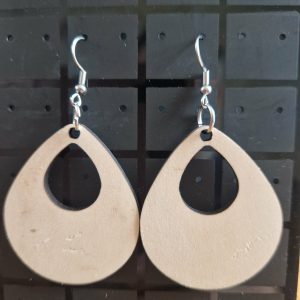 B/boucles d'oreilles découpées laser n° 13