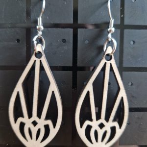 B/boucles d'oreilles découpées laser n° 17