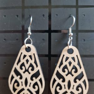 B/boucles d'oreilles découpées laser n° 14