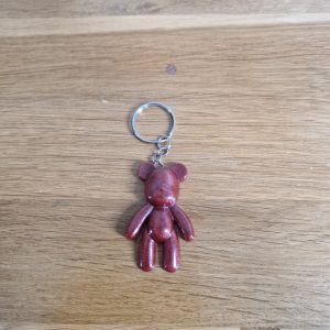 R/porte clés ourson debout (Mr Bean) marron