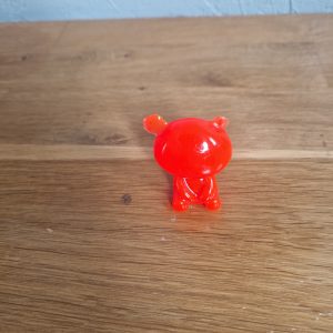 R/mini figurine ours orange phosphorescent