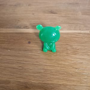 R/mini figurine ours vert phosphorescent