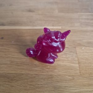 R/mini figurine licorne prune violet