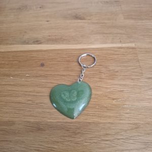 R/porte clés coeur vert