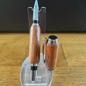 B/Stylo roller tourné calypso bois de rose (10)
