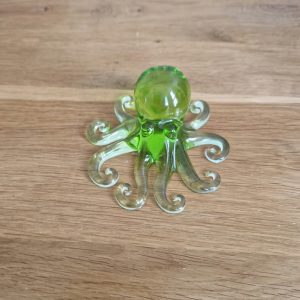614R/pieuvre vert cristal