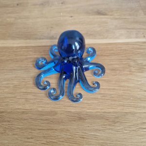 615R/pieuvre bleu cristal